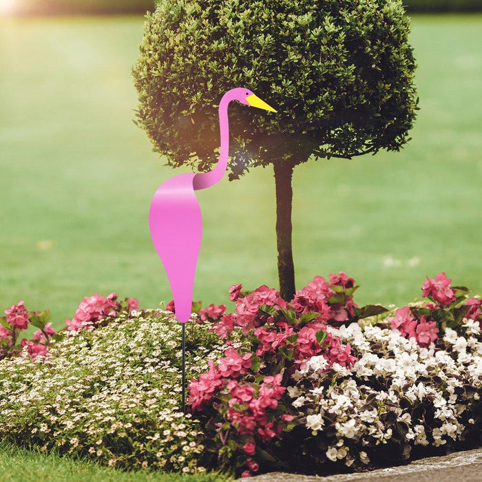 GardenDecor™️ - levendige flamingo die de windrichting volgt (1+1 Gratis) - een uniek en kleurrijk accent in je tuin - huishoudmeester