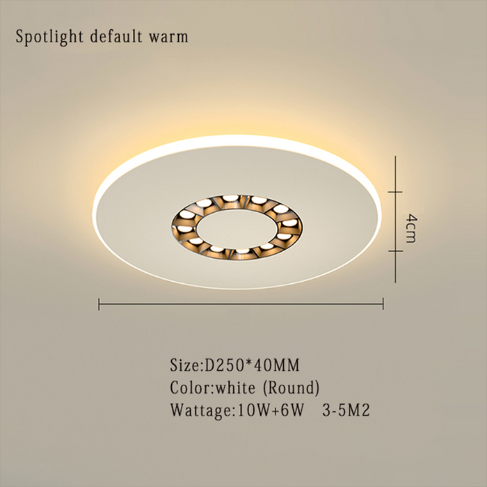 Moderne LED Plafondlamp - plafondspot ontwerp biedt een minimalistische maar verfijnde uitstraling - duurzame constructie - huishoudmeester