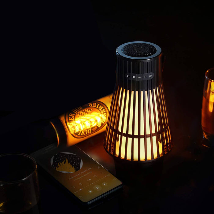 Waterdichte LED Bluetooth Speaker Buitenlamp-sfeervol LED-licht en streamt draadloos je favoriete muziek - huishoudmeester