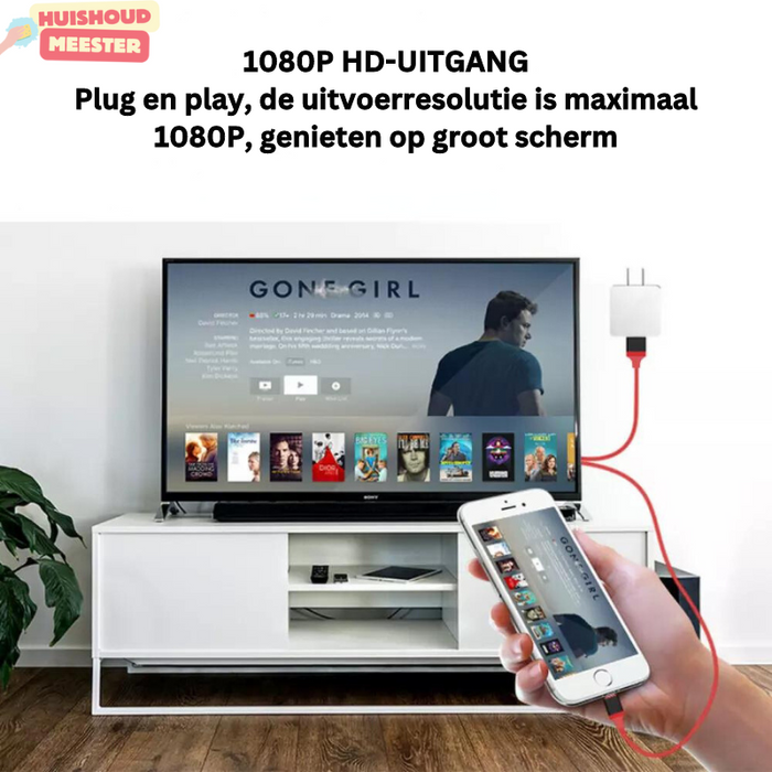 HDMI-adapterkabel voor telefoons en tablets