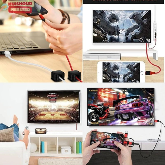 HDMI-adapterkabel voor telefoons en tablets