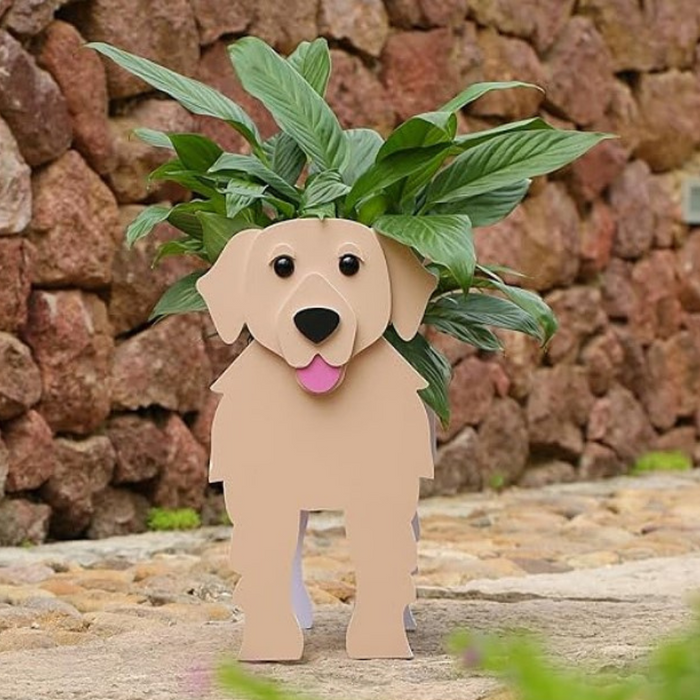 Hond-vormige Bloempot - de perfecte toevoeging aan elke tuin, woonkamer of kantoor - duurzaam foamboard - huishoudmeester