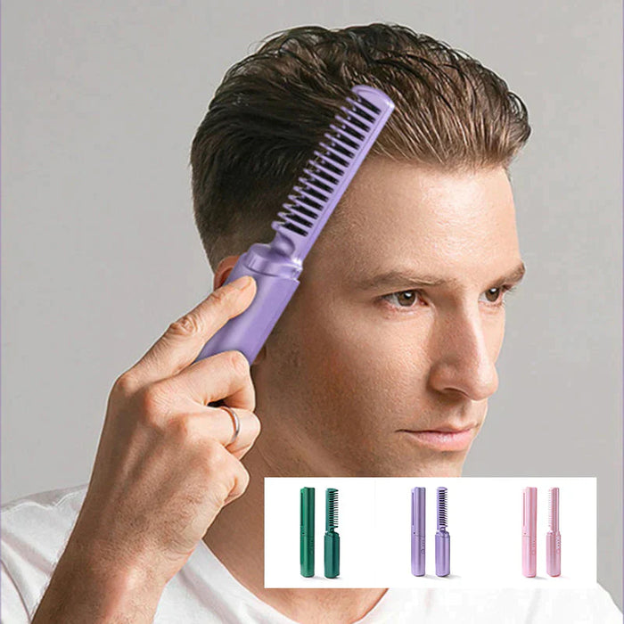 Reis Haarstyler - borstel en stijltang combinatie - snelle opwarming - keramische coating - Huishoudmeester