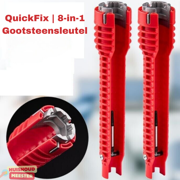 QuickFix | 8-in-1 gootsteensleutel