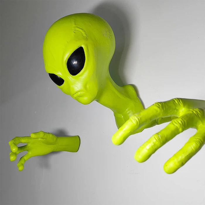 Alien 3D Muurdecoratie - unieke en gedurfde decoratiestijl - ideaal voor gamekamer, kantoor, of entertainmentruimte - huishoudmeester