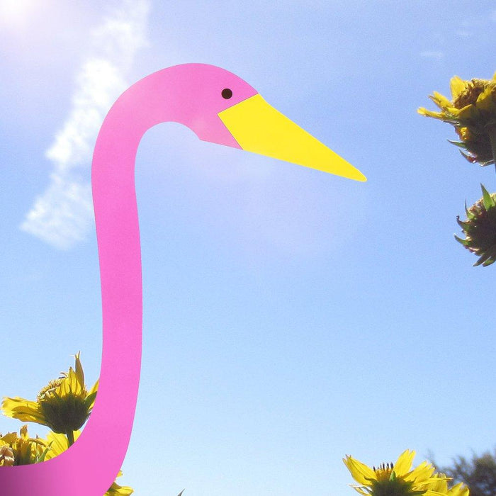 GardenDecor™️ - levendige flamingo die de windrichting volgt (1+1 Gratis) - een uniek en kleurrijk accent in je tuin - huishoudmeester