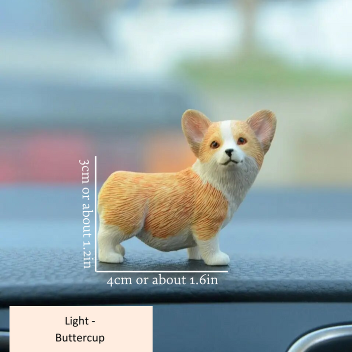 Handgesneden Miniatuur Corgi's - laten de schoonheid en geest van de trouwe viervoeters zien - huishoudmeester