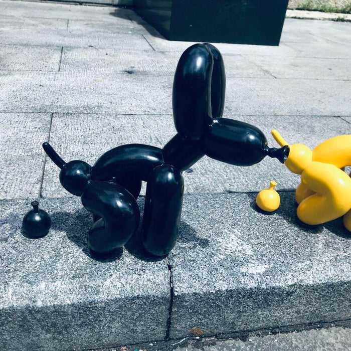 Hond Sculptuur van Harsballon - brengt plezier en creativiteit in je interieur - veelzijdige plaatsing - huishoudmeester