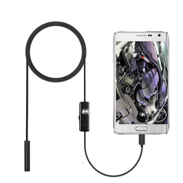 Waterdichte draagbare inspectiecamera voor mobiele telefoons - Android 4.0 en hoger - ondersteunt OTG- en UVC-functies - camerakopdiameter 5,5 mm / 7,0 mm - huishoudmeester