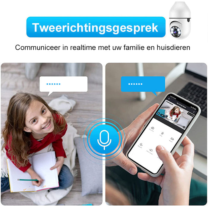 Draadloze Beveiligingscamera - snelle en probleemloze installatie - geavanceerde buitencamera real-time monitoring en communicatie - huishoudmeester