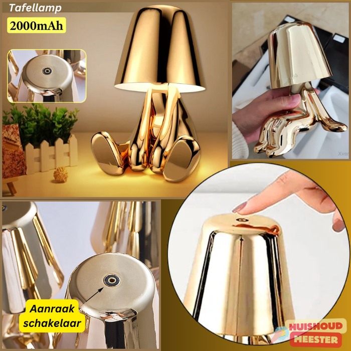 RayDude | Gouden Man Lamp