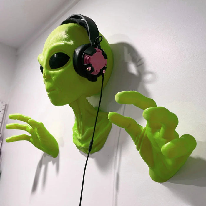 Alien 3D Muurdecoratie - unieke en gedurfde decoratiestijl - ideaal voor gamekamer, kantoor, of entertainmentruimte - huishoudmeester