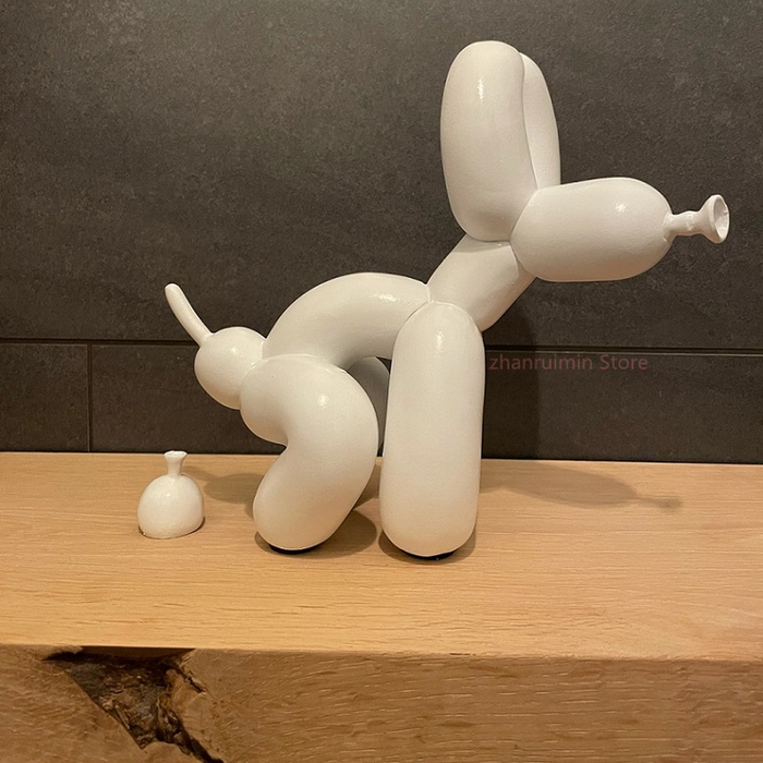 Hond Sculptuur van Harsballon - brengt plezier en creativiteit in je interieur - veelzijdige plaatsing - huishoudmeester