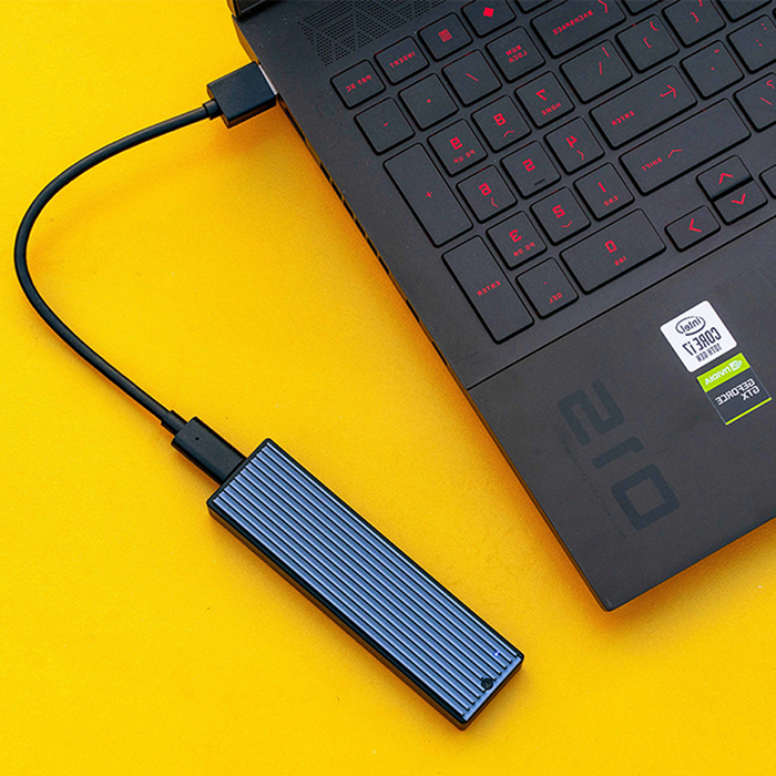 Ultra-Draagbare SSD - plug-and-play functionaliteit - verbeterde warmteafvoer - huishoudmeester