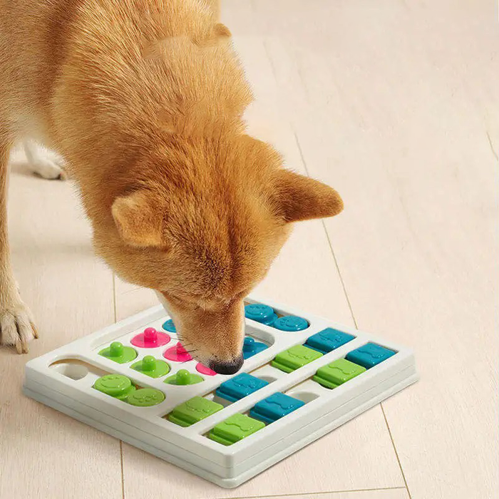 Interactieve Hondenpuzzel Voederbak - de ultieme oplossing om snelle eters te vertragen en de hersenen van je hond scherp te houden - huishoudmeester