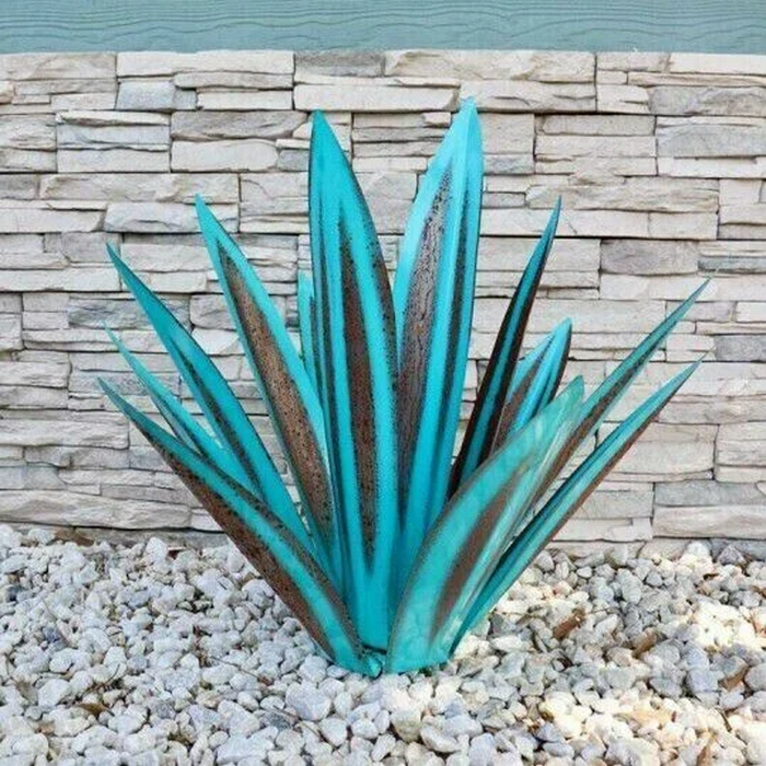 Weerbestendig zonne-agave tuinlicht - waterdicht - handgemaakt - unieke tequila-plantendecoratie - huishoudmeester