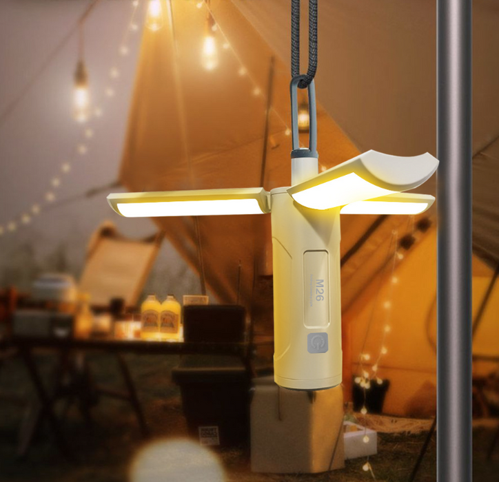 Compacte Outdoor Verlichting & Powerbank - lamp, werklicht en zaklamp in één apparaat - SOS-modus - huishoudmeester