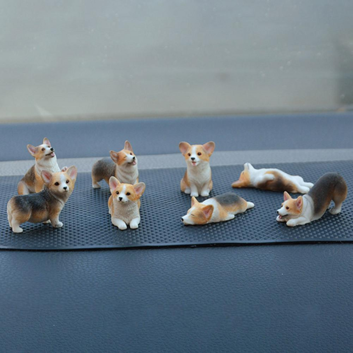 Handgesneden Miniatuur Corgi's - laten de schoonheid en geest van de trouwe viervoeters zien - huishoudmeester