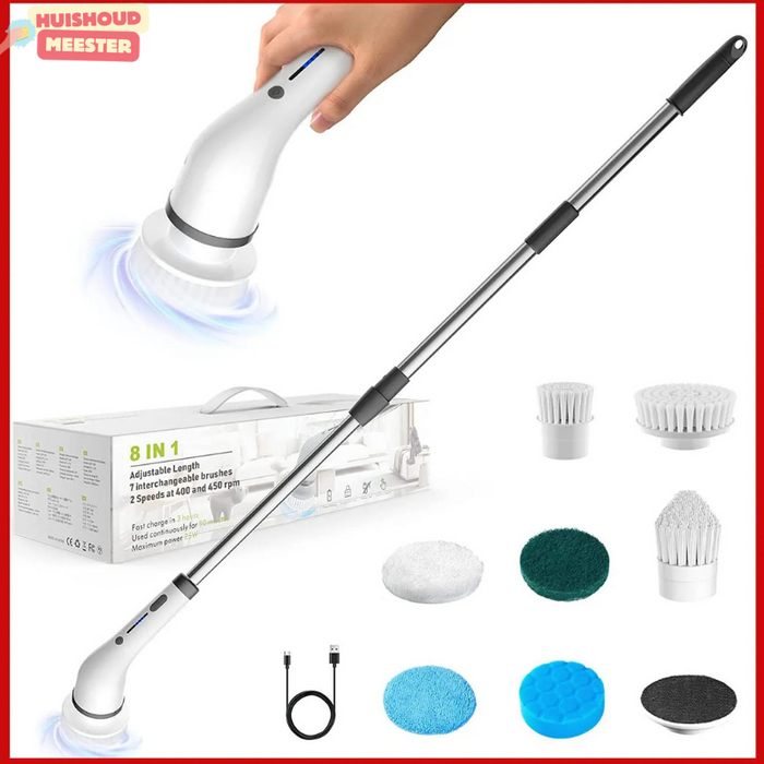 DeepBrush™ | 8-in-1 multifunctionele diepte reinigingsborstel