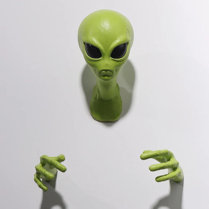 Alien 3D Muurdecoratie - unieke en gedurfde decoratiestijl - ideaal voor gamekamer, kantoor, of entertainmentruimte - huishoudmeester