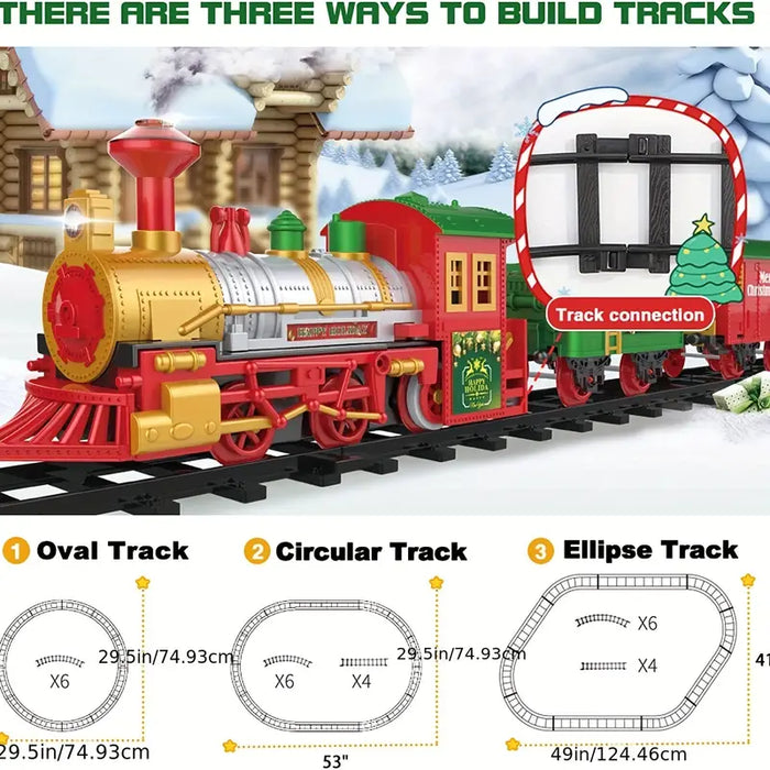 Betoverende Feest Express - fascinerende elektrische trein set - weeft een lieflijke route rond de kerstboom - huishoudmeester