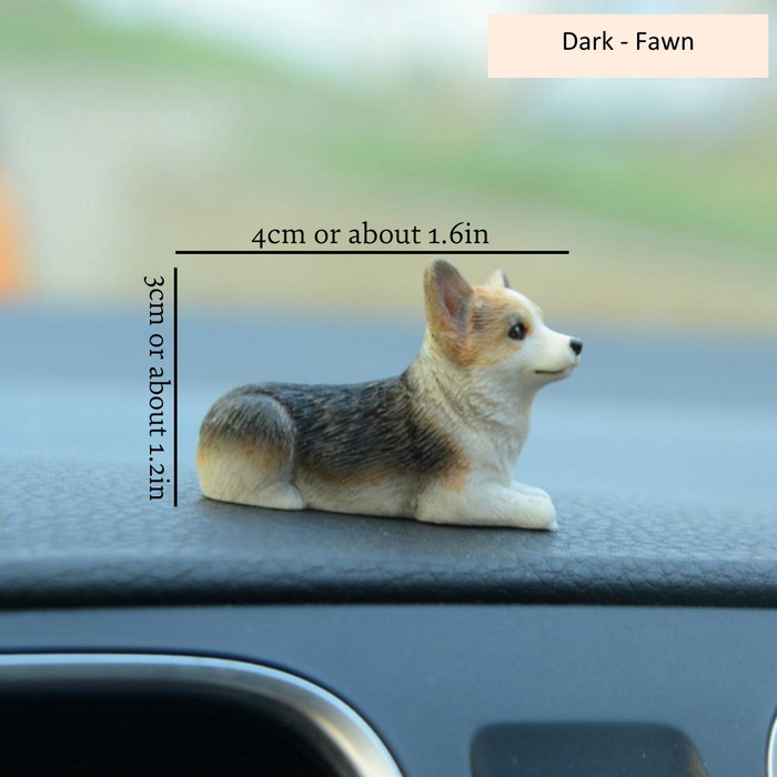 Handgesneden Miniatuur Corgi's - laten de schoonheid en geest van de trouwe viervoeters zien - huishoudmeester