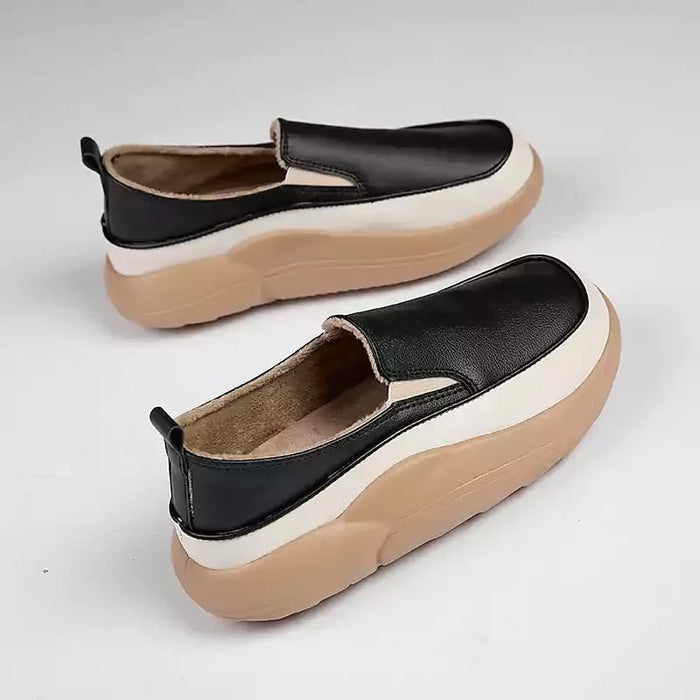 Damesmode Platform Loafers - chique platformontwerp - uitzonderlijk comfort - hoogwaardige materialen - huishoudmeester