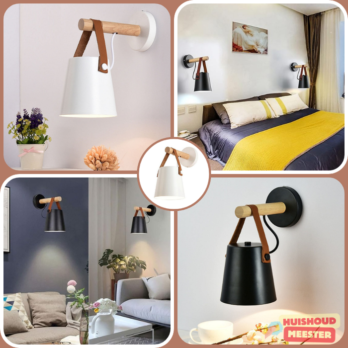 NORDIC HOUTEN WANDLAMP