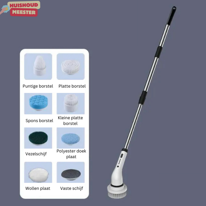 DeepBrush™ | 8-in-1 multifunctionele diepte reinigingsborstel