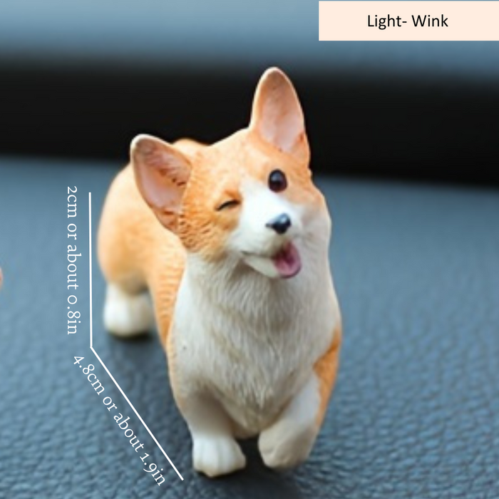 Handgesneden Miniatuur Corgi's - laten de schoonheid en geest van de trouwe viervoeters zien - huishoudmeester