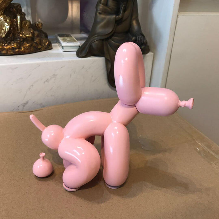 Hond Sculptuur van Harsballon - brengt plezier en creativiteit in je interieur - veelzijdige plaatsing - huishoudmeester