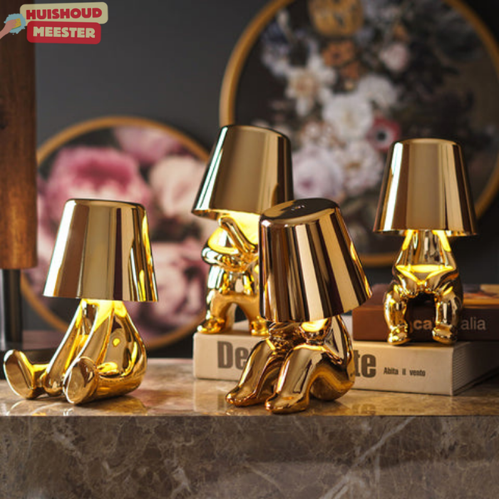 RayDude | Gouden Man Lamp