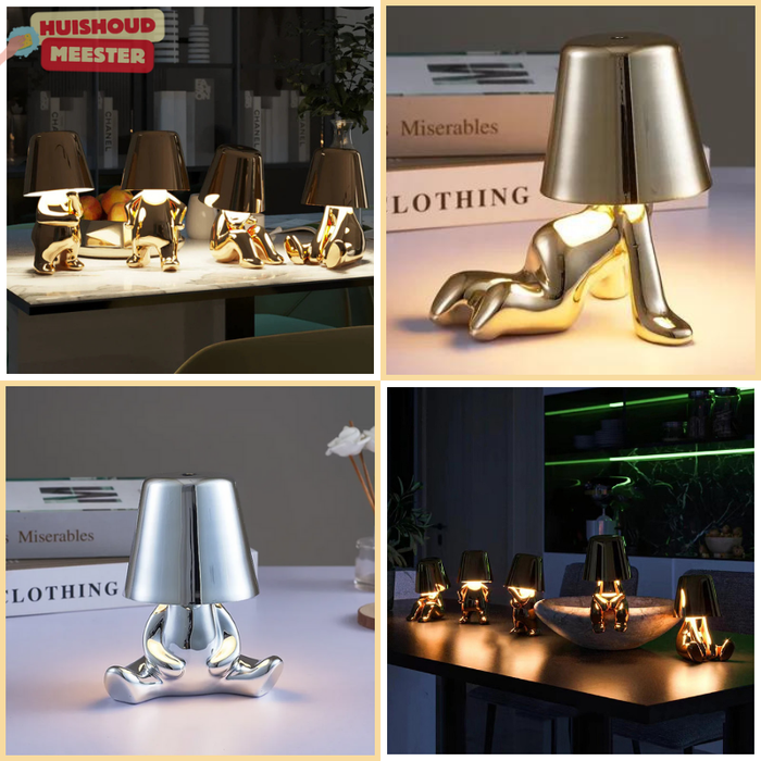 RayDude | Gouden Man Lamp