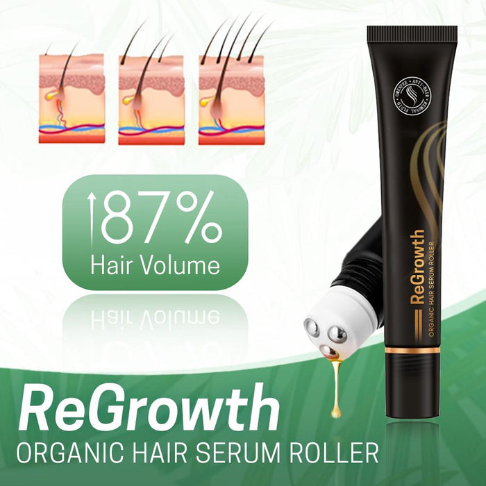 FollikelHerstel™ - Biologische Haargroei Serum Roller - krachtig kruidenserum - versterkt en revitaliseert je haar vanaf de wortel - huishoudmeester