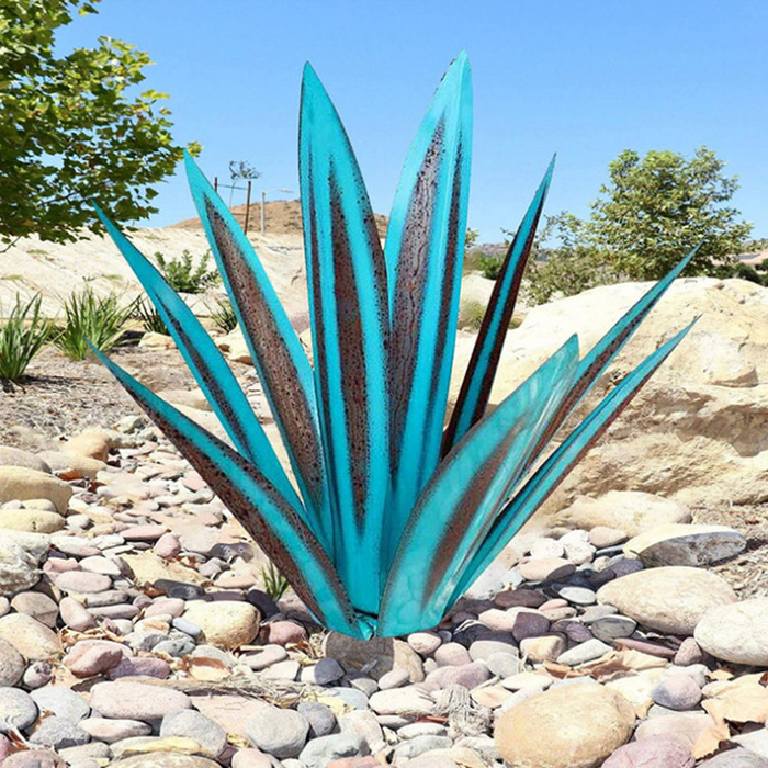 Weerbestendig zonne-agave tuinlicht - waterdicht - handgemaakt - unieke tequila-plantendecoratie - huishoudmeester