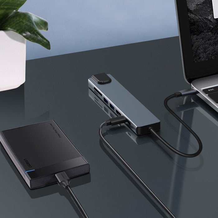 Universele USB-C Dockingstation - veelzijdige compatibiliteit, hoge datasnelheid en 4K HDMI-ondersteuning - huishoudmeester