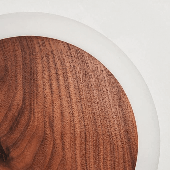 LumiWalnut LED Wandlamp - strak, modern ontwerp met hoogwaardig notenhout - energiezuinig - huishoudmeester