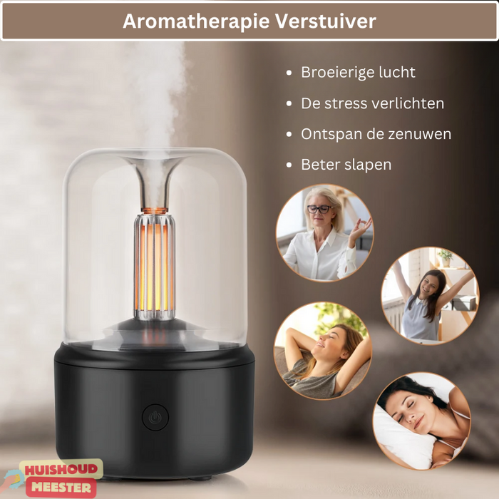 Aromatherapie Kaarslicht Diffuser | Simuleert Kaarslichteffect