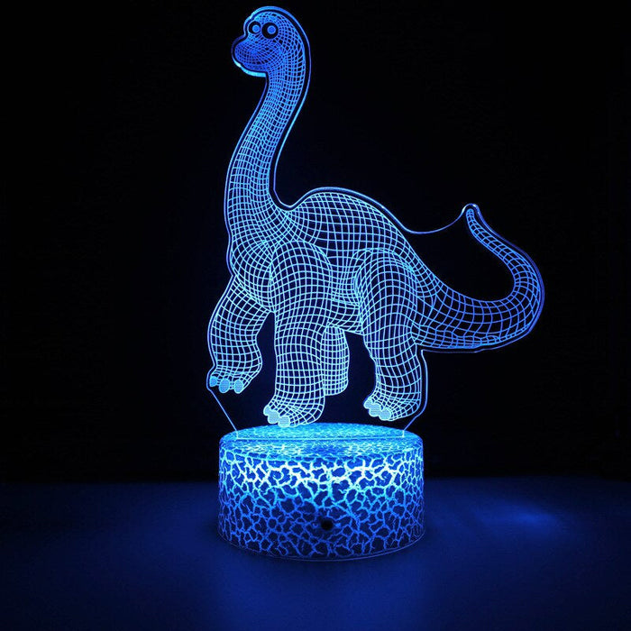 3D LED-lamp Dinosaurus - Smart Touch & Afstandsbediening - 10x20cm - Huishoudmeester