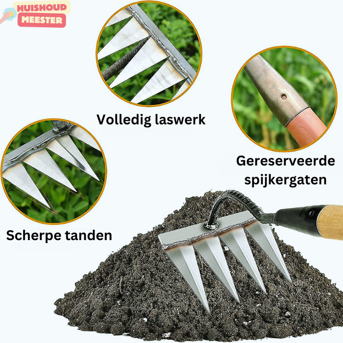 Garden Rake™ | De robuuste onkruidhark van ijzer