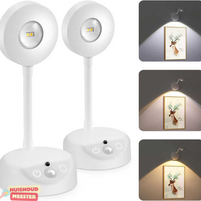 EasyGlow™ - LED Sensor wandlamp 1+1 GRATIS