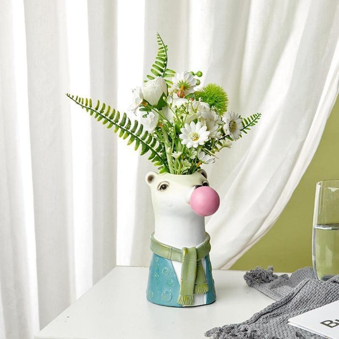 Bubblegum Dieren Vaatjes - functioneel en decoratief - perfect voor planten, bloemen, of kleine accessoires - huishoudmeester