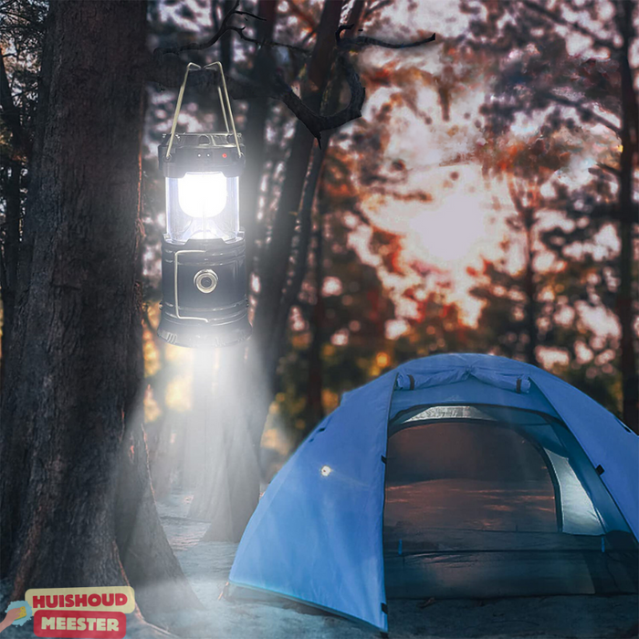 Oplaadbare campinglamp - huishoudmeester - USB oplaadbaar - LED -  26 x 8cm