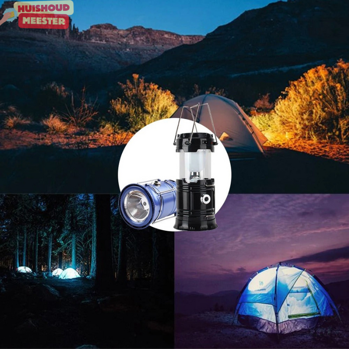 Oplaadbare campinglamp - huishoudmeester - USB oplaadbaar - LED -  26 x 8cm