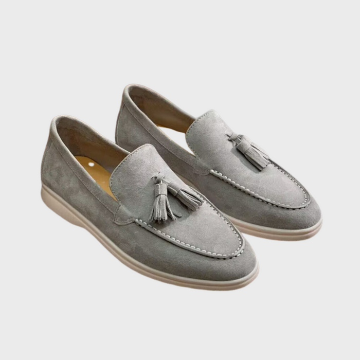 Leren Casual Loafers - strak, minimalistisch ontwerp - zachte, ademende leren constructie - huishoudmeester