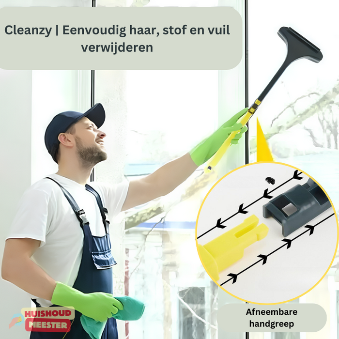 Cleanzy | Eenvoudig haar, stof en vuil verwijderen