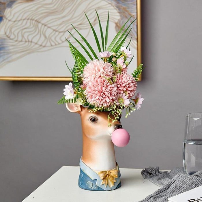 Bubblegum Dieren Vaatjes - functioneel en decoratief - perfect voor planten, bloemen, of kleine accessoires - huishoudmeester