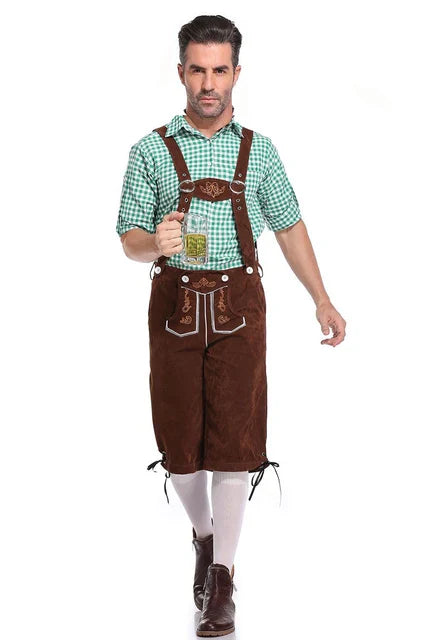 Traditionele Beierse Outfit - van klassieke lederhosen tot een charmant shirt en stijlvolle accessoires - huishoudmeester