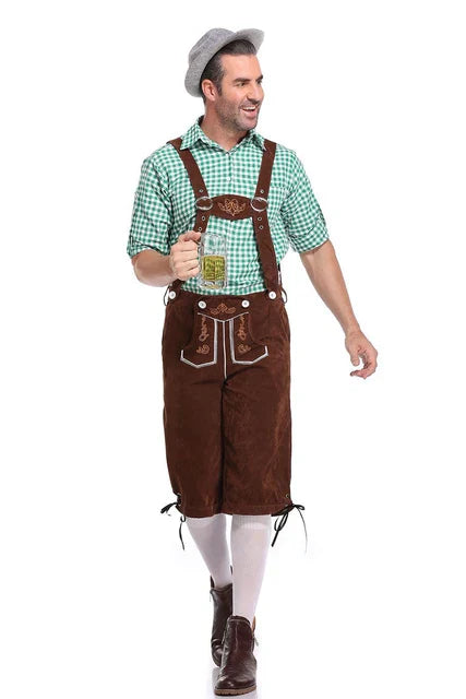 Traditionele Beierse Outfit - van klassieke lederhosen tot een charmant shirt en stijlvolle accessoires - huishoudmeester