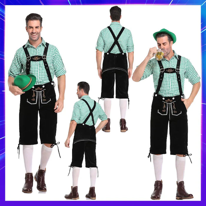 Traditionele Beierse Outfit - van klassieke lederhosen tot een charmant shirt en stijlvolle accessoires - huishoudmeester